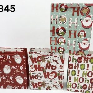 BOLSA PAPEL P/REGALO NAVIDAD 40X30X12CM