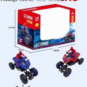 JEEP C/FIGURA A CONTROL REMOTO C/LUZ 1:18