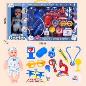 MUÑECA BEBE 10" C/ACCESORIOS DOCTOR CAJA