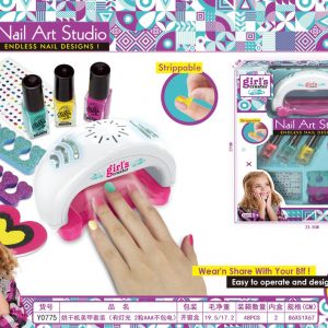 SET ACCESORIOS P/UÑAS ESMALTE CAJA
