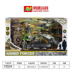 SET MILITAR RESCATE 60X36CM CAJA