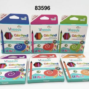 VNEEDS SET LAPIZ COLOR CORTO 12/1