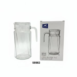 JARRA DE CRISTAL 10X22.5CM 1.6L