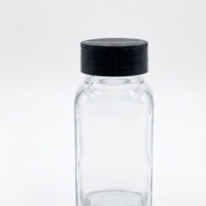 FRASCO CRISTAL P/ESPECIE C/TAPA 5X5X11.2CM