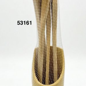 SET UTENSILIOS MADERA 5/1 C/BASE 28CM