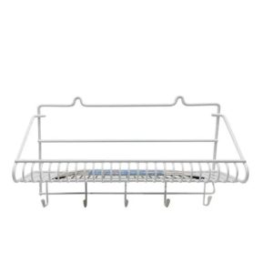 ORGANIZADOR METAL C/GANCHOS 33X14X17CM