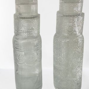 SET BOTELLA C/VASO 7X21CM 2/1