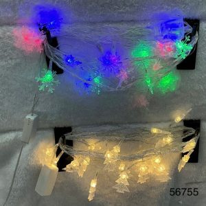 SET LUZ LED NAVIDAD C/DISEÑO BLANCA 3.6MTS 20/1