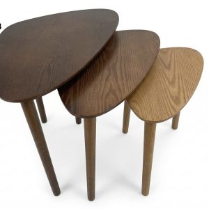 SET MESA MADERA 3/1 43/53/66CM