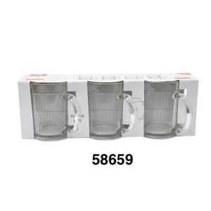 SET POZUELO CRISTAL 330ML 3/1 7.8X10CM