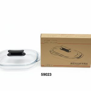 PYREX DE CRISTAL C/TAPA 3L 40X24.5X6.5CM