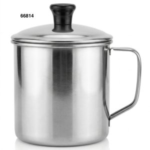JARRO ACERO INOX C/TAPA 11X10.5CM